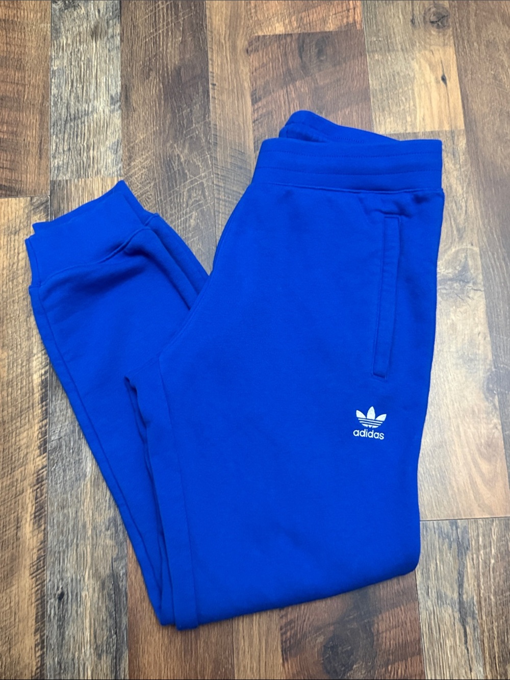 Adidas Originals Trefoil Essentials Joggers Men’s M Blue IR7806